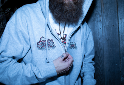 THERE X SNEAKDISS zip hood