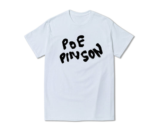 "Poe Pinson" tee (white)