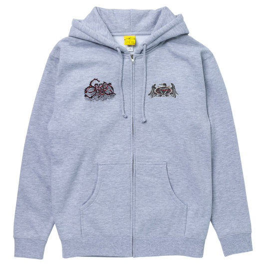 THERE X SNEAKDISS zip hood