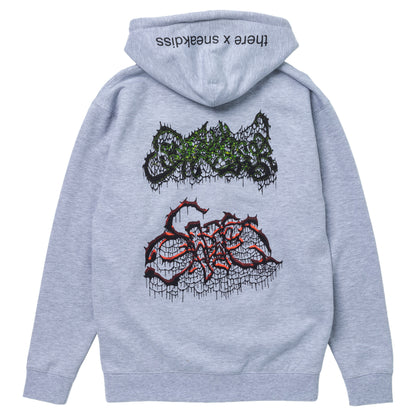 THERE X SNEAKDISS zip hood